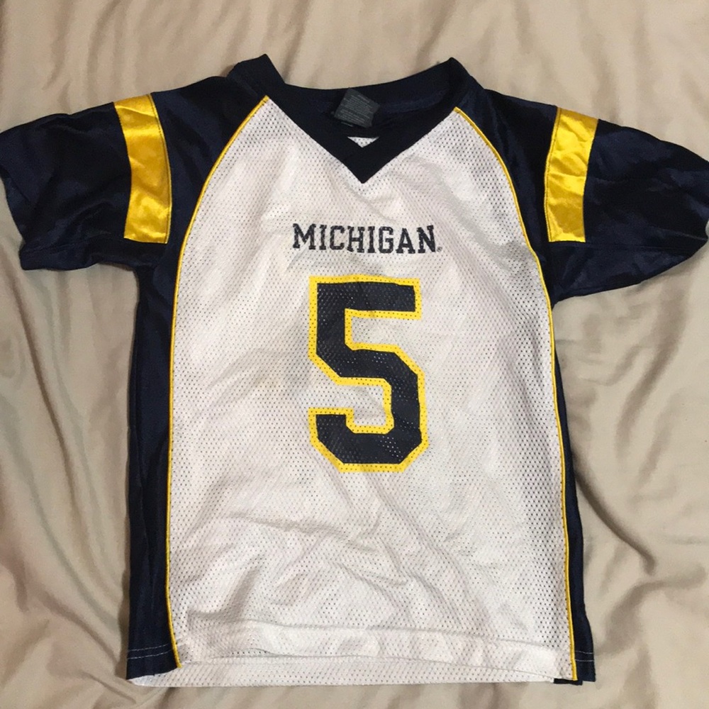 Kids Michigan football jersey